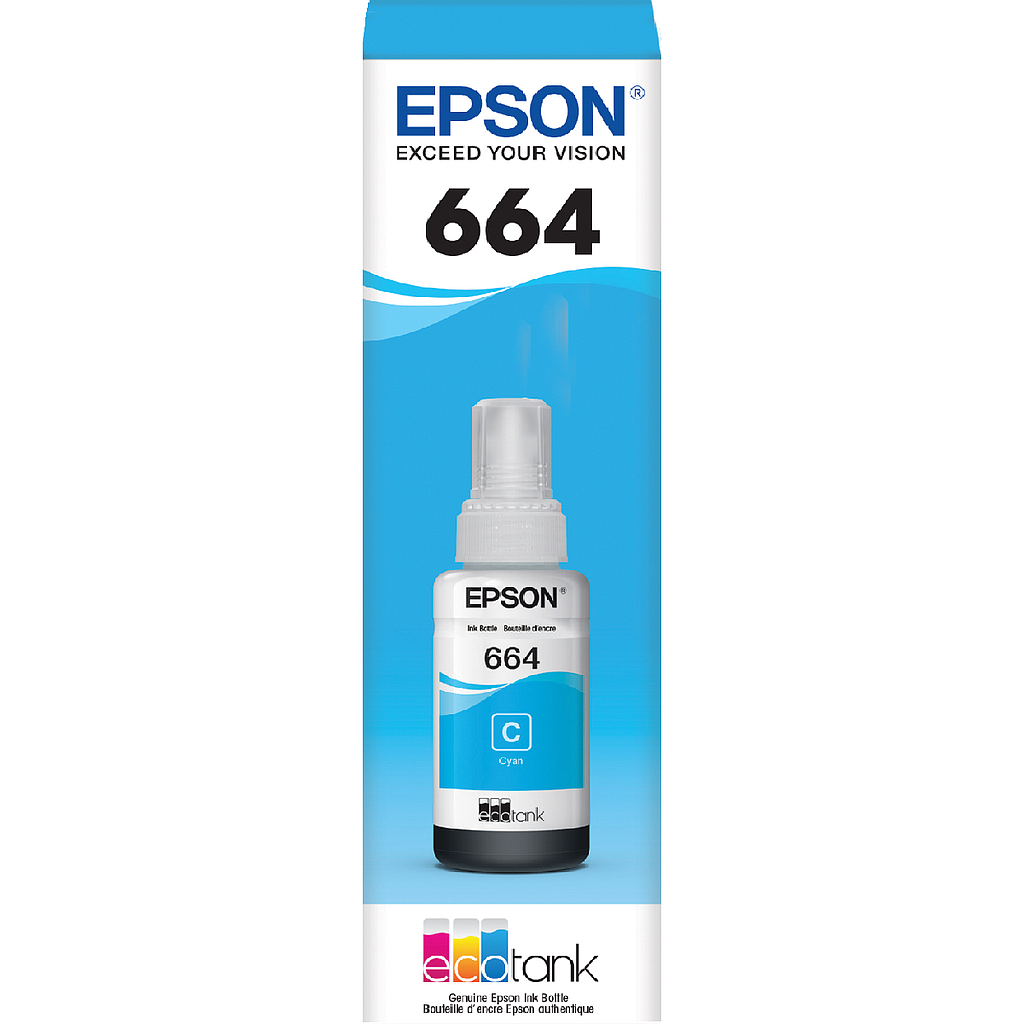 TINTA EPSON CYAN T664