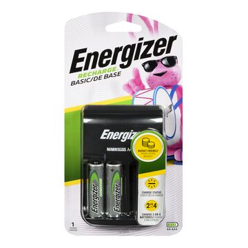 CARGADOR ENERGIZER + 2BAT AA