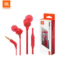 AUDIFONO IN EAR JBL T110 ROJO